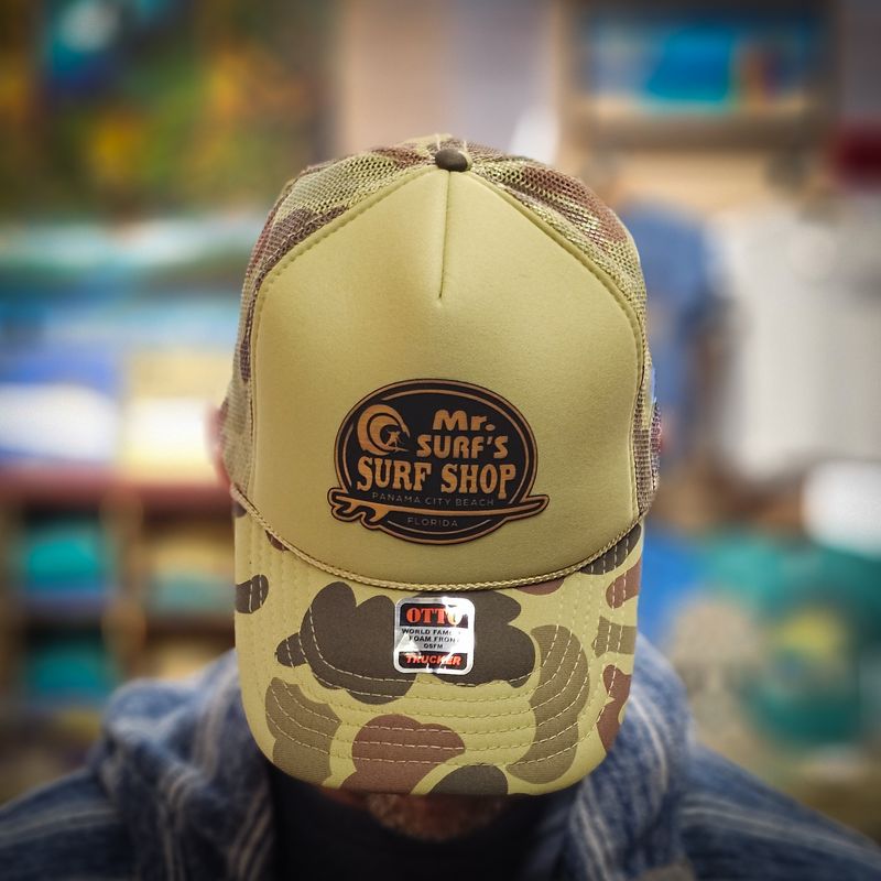 MS KHAKI/COFFEE SNAPBACK DUCK CAMO/BLK PATCH
