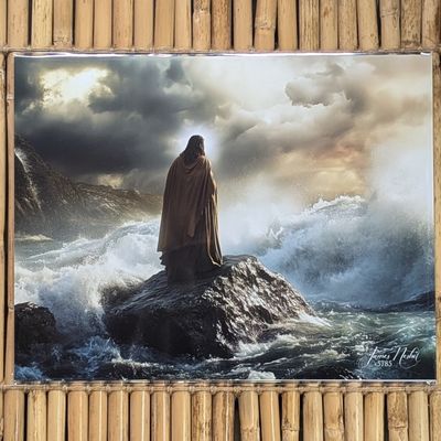 JESUS ON THE MOUNT ART