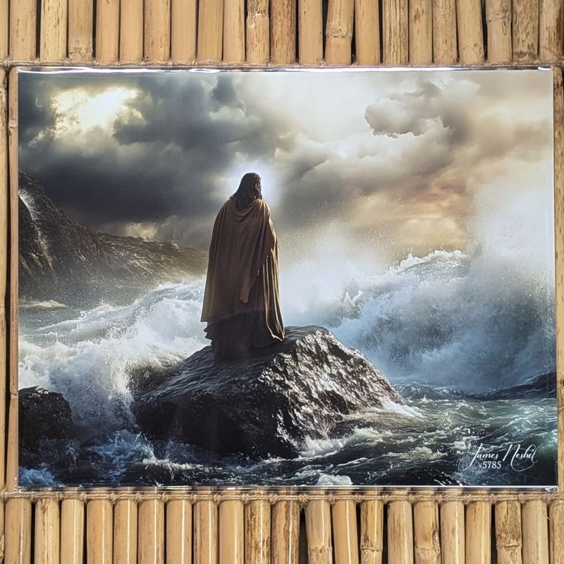 JESUS ON THE MOUNT ART