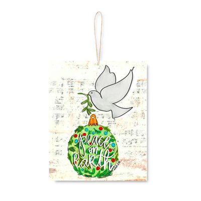 PEACE ON EARTH ORNAMENT