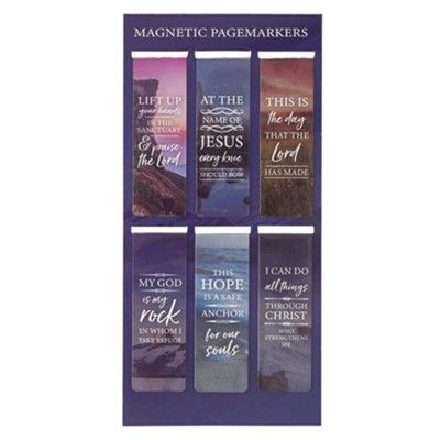 MAGNETIC BOOKMARK SET LIFT UP YOUR HANDS