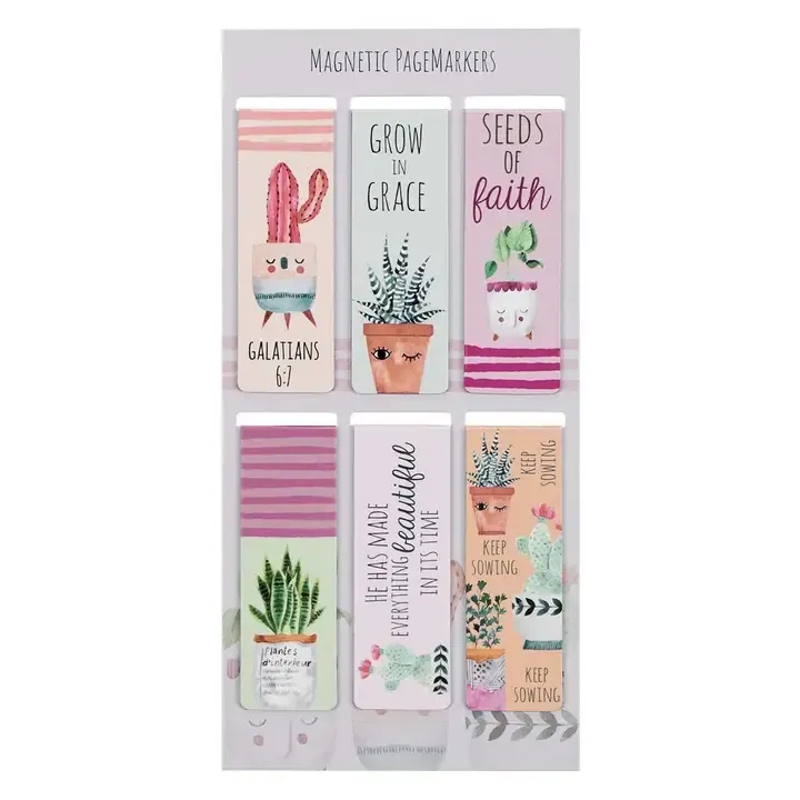 MAGNETIC BOOKMARK SET GROW IN GRACE