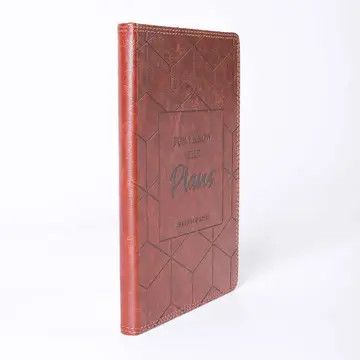 JEREMIAH 29:11 JOURNAL IN BROWN