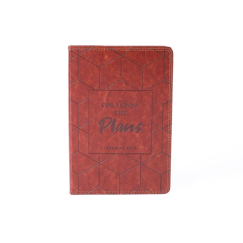 JEREMIAH 29:11 JOURNAL IN BROWN