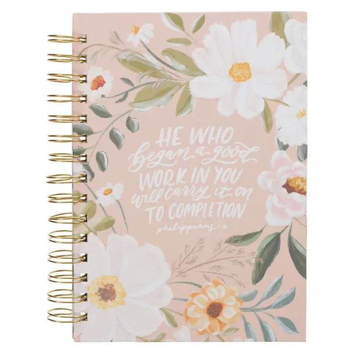 HE WHO BEGAN A GOOD WORK WIREBOUND HARDCOVER JOURNAL