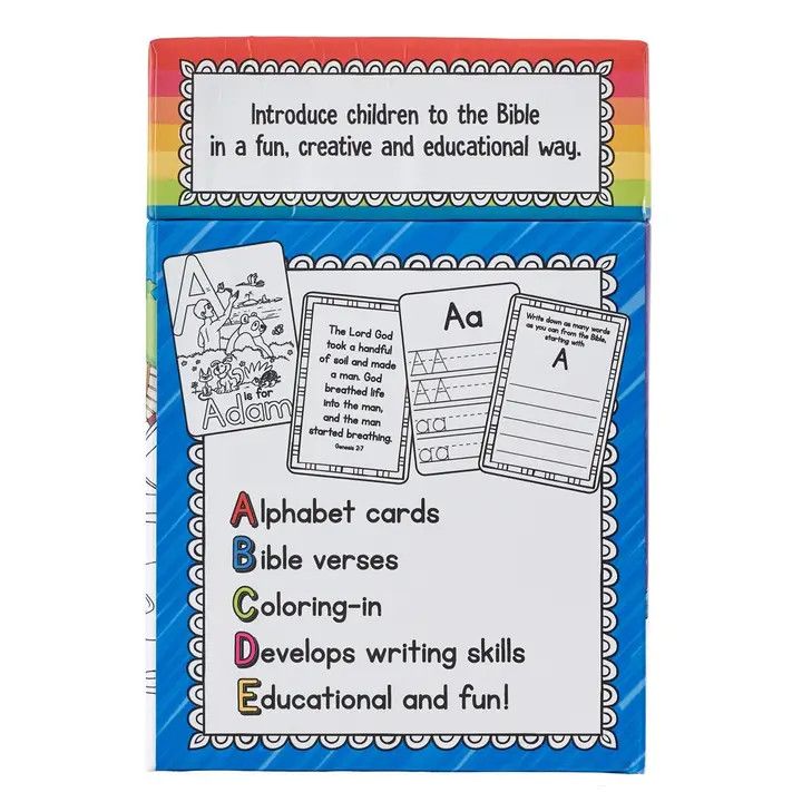 COLORING CARDS BOXED 52 ABC BIBLE FUN FOR KIDS CBX012