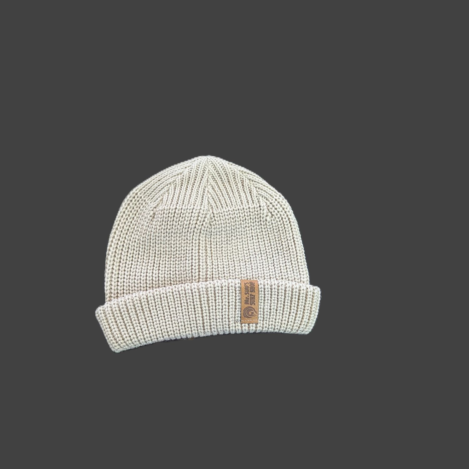 MS 7&quot; DOCK CUFFED BEANIE TAN