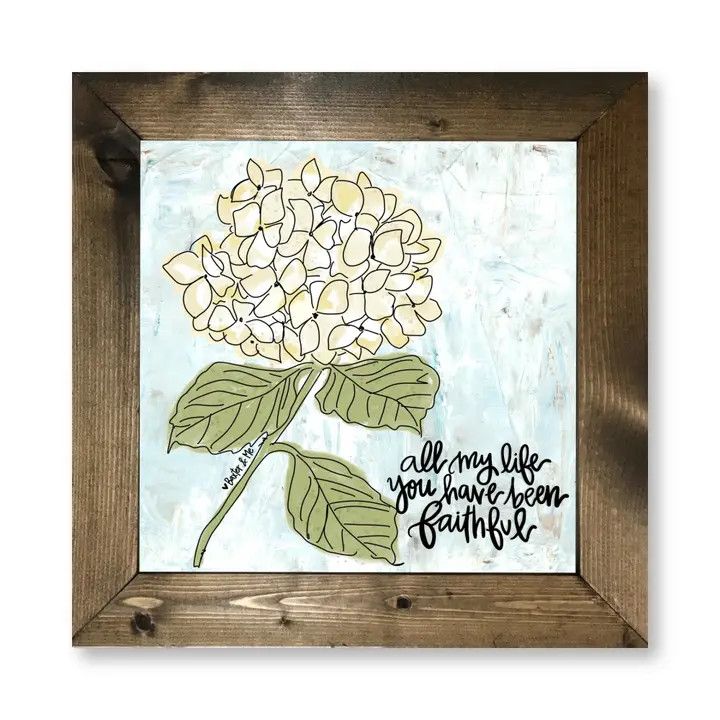 ALL MY LIFE YOU HAVE BEEN FAITHFUL, Size: 12 x 12