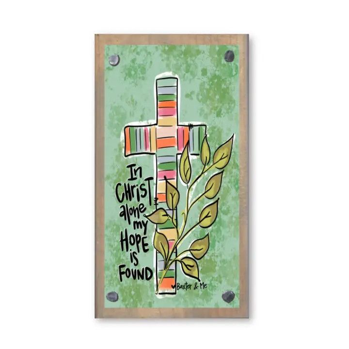 IN CHRIST ALONE HAPPY BLOCK