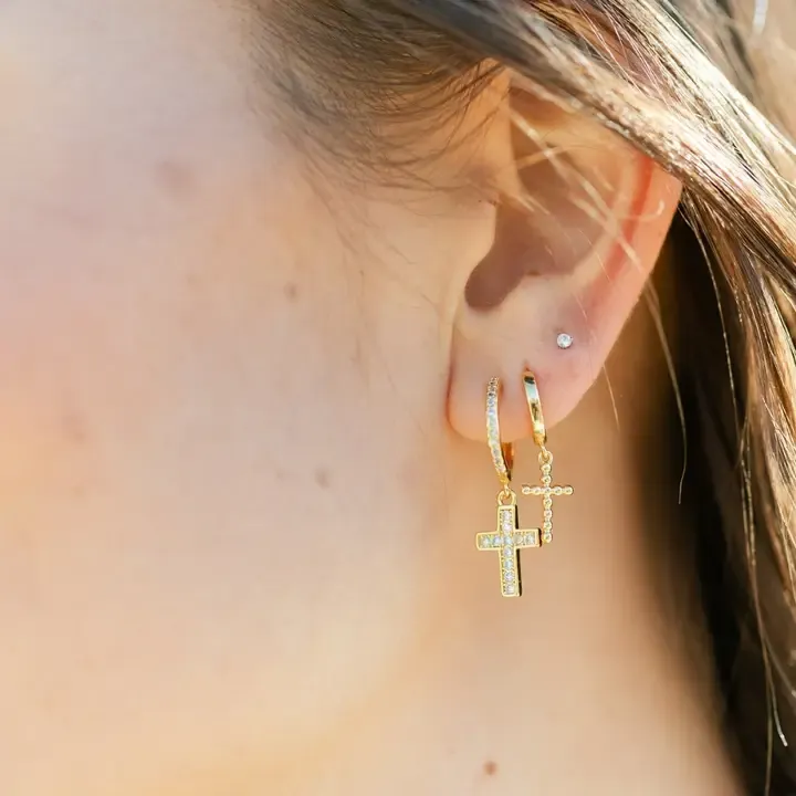 CROSS DROP HUGGIES GOLD E7712-G