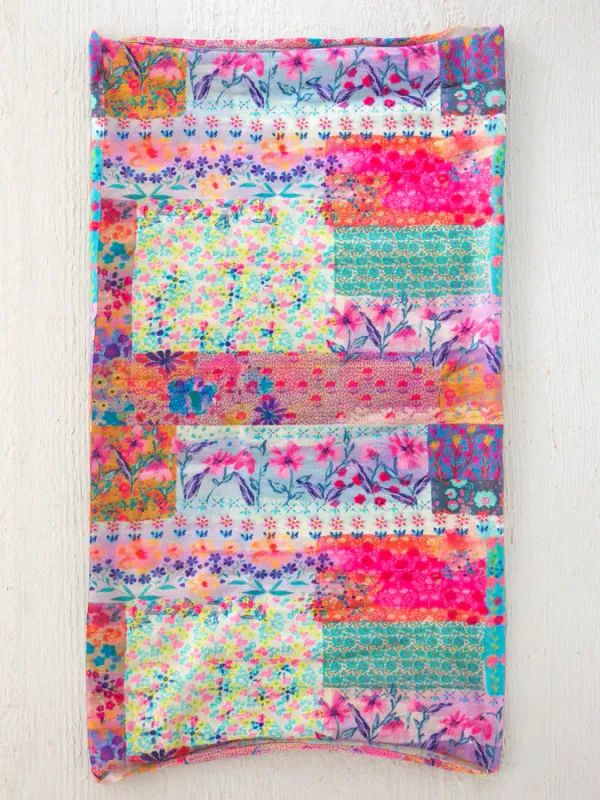 BOHO BANDEAU PNK WTRCLR PATCHWORK BBW000169
