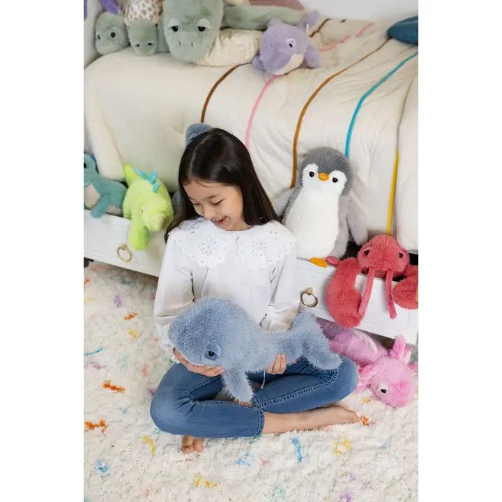 PETTING ZOO 15" SEA FUZZLEZ WHALE 323774