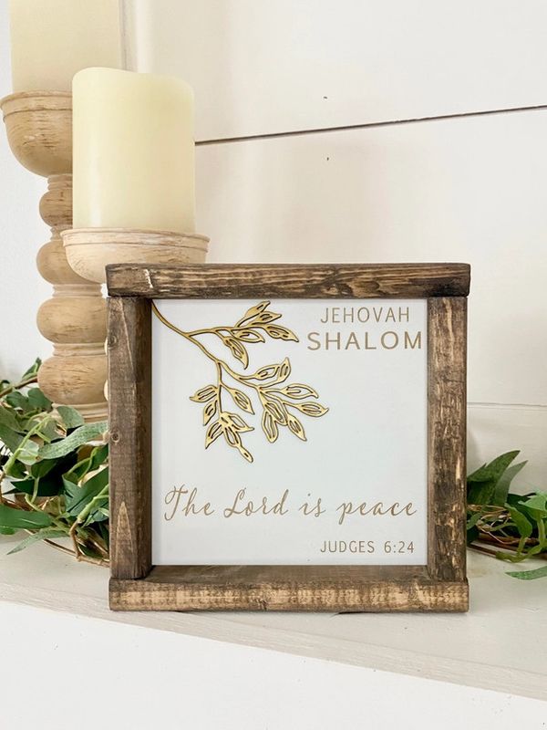 JEHOVAH SHALOM-THE LORD IS PEACE-NAME OF GOD 7 X 7
