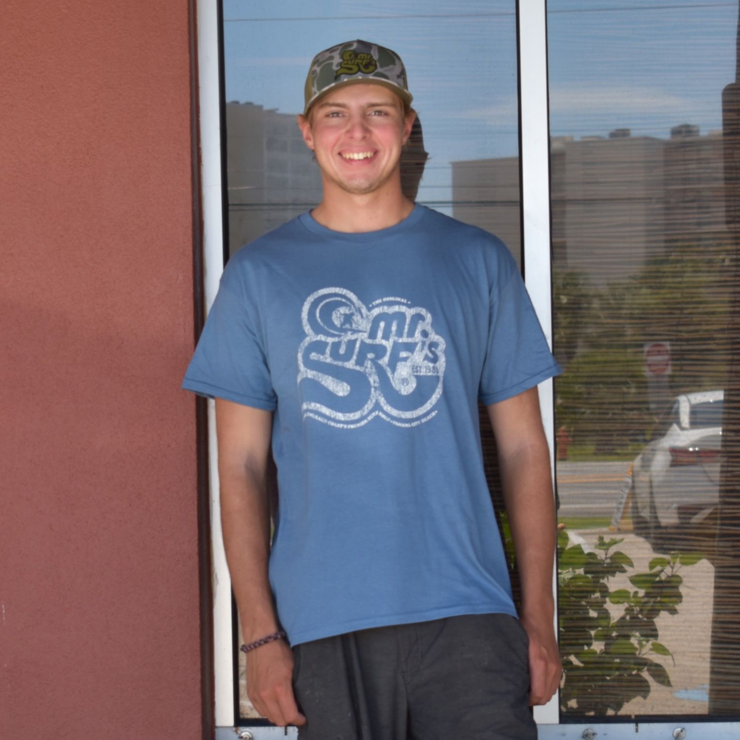 MS LOGO RETRO BLUE/WHT DISTRESSED, Size: S