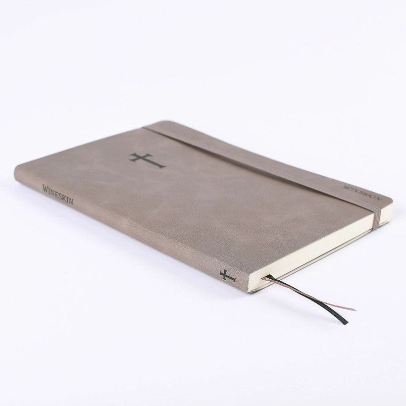 JOURNAL WINESKIN SOFT COVER, Color: GREY