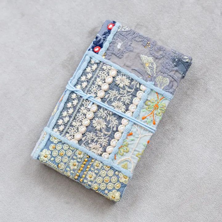 PATCHWORK JOURNAL, Color: SKY BLUE