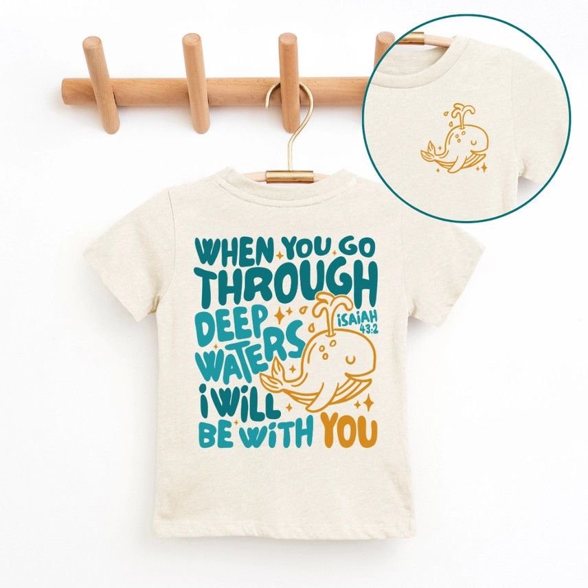 DEEP WATERS NATURAL YOUTH TEE, Size: 2T