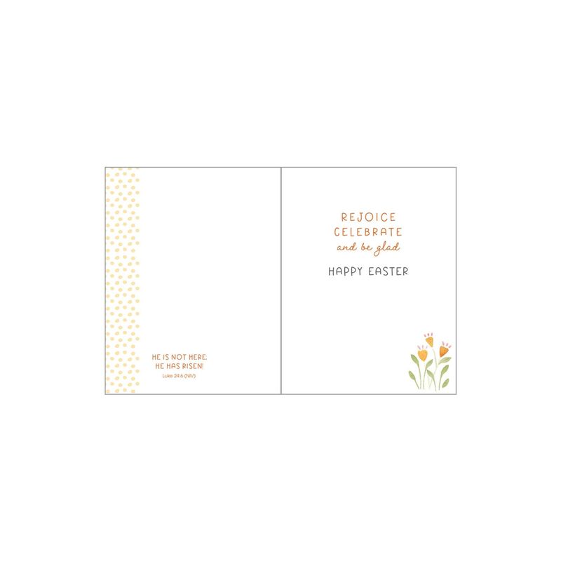 TULIP SUNRISE W/SCRIPTURE EASTER GREETING CARD #212-7438