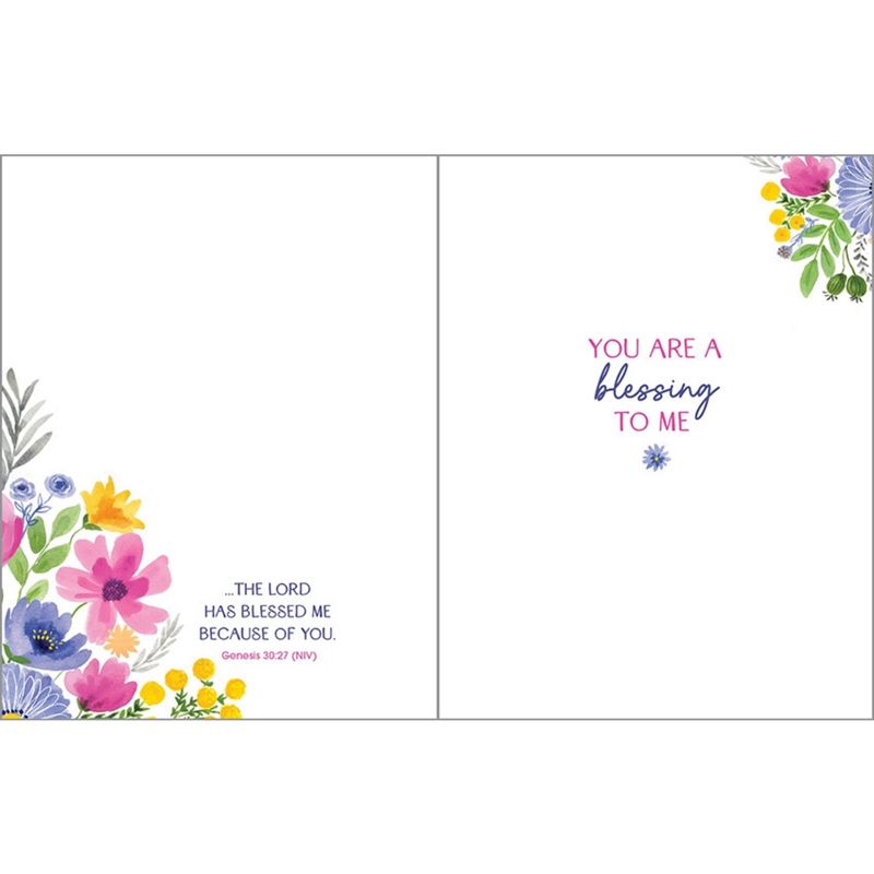 BEAUTIFUL FRIEND W/SCRIPTURE BIRTHDAY GREETING CARD #212-7502