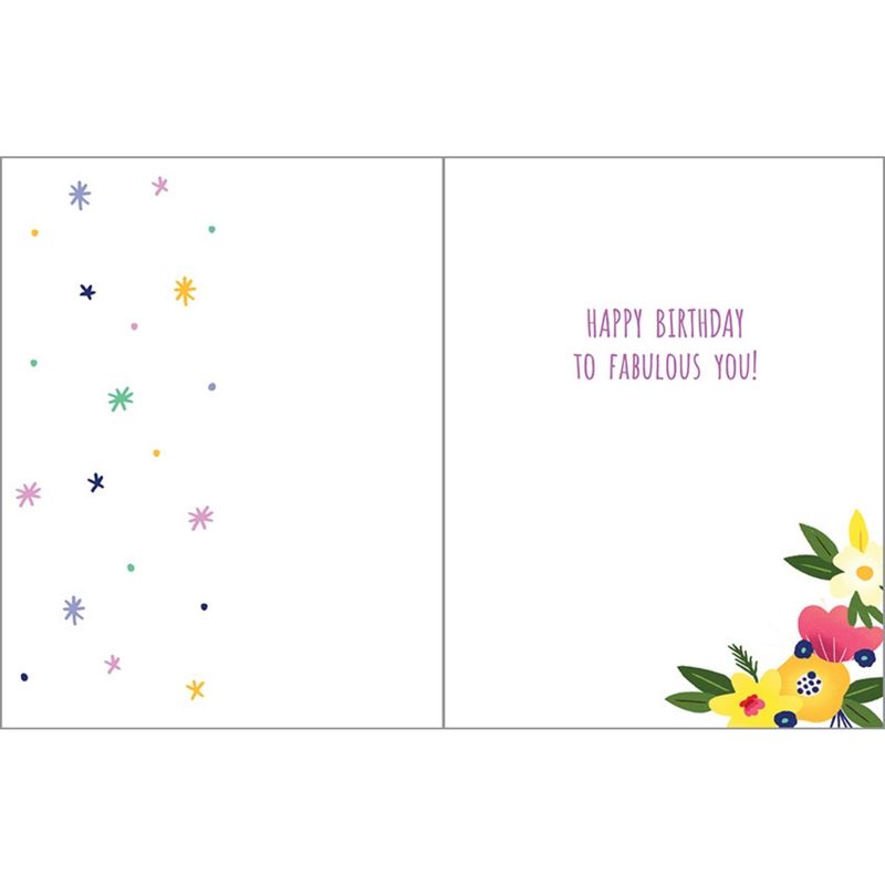 SUNGLASSES GIRL BIRTHDAY GREETING CARD #212-6482