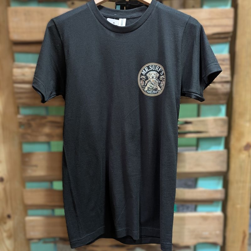 MS DOG AND DUCK TEE BLACK
