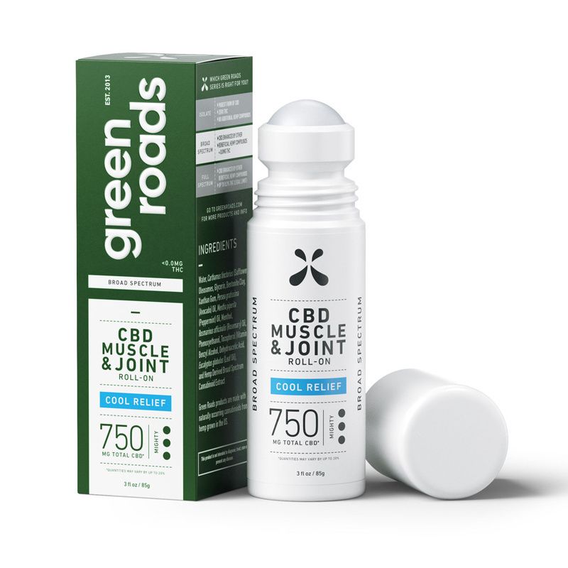 Green Roads, Muscle &amp; Joint Roll-On, Cool Relief, 750mg