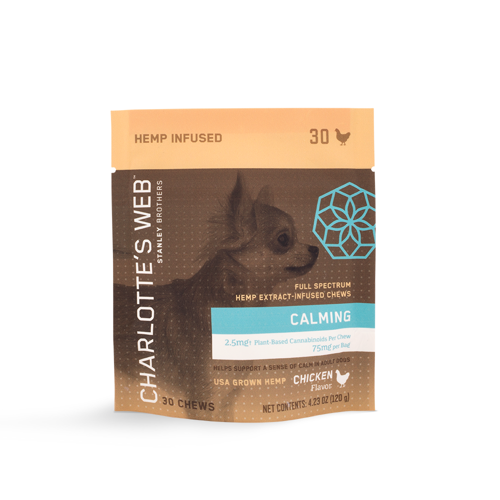 Charlotte&#39;s Web Dog Chews, Calming, 30ct