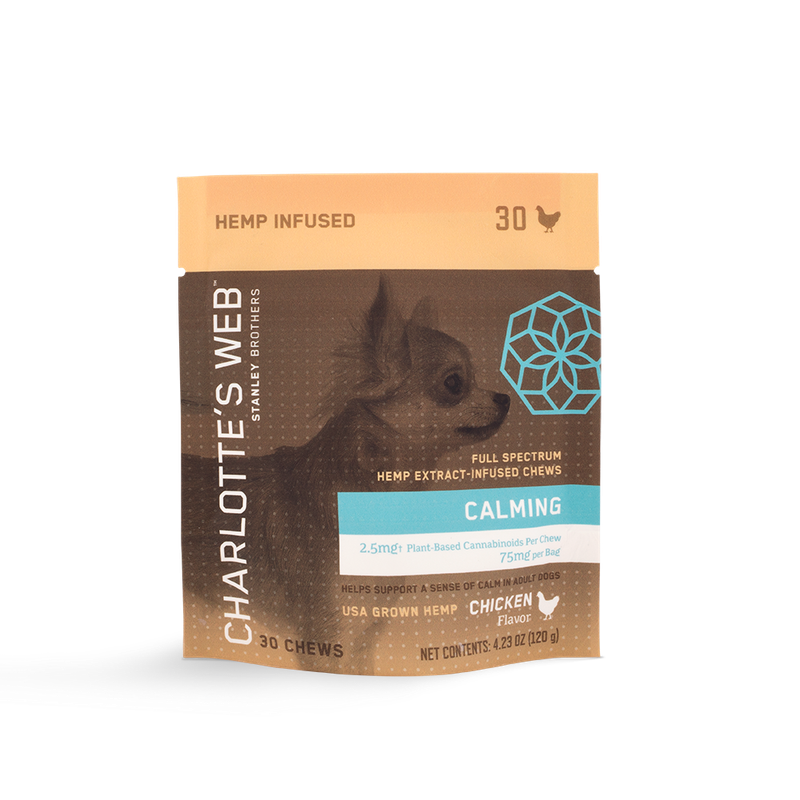 Charlotte&#39;s Web Dog Chews, Calming, 30ct