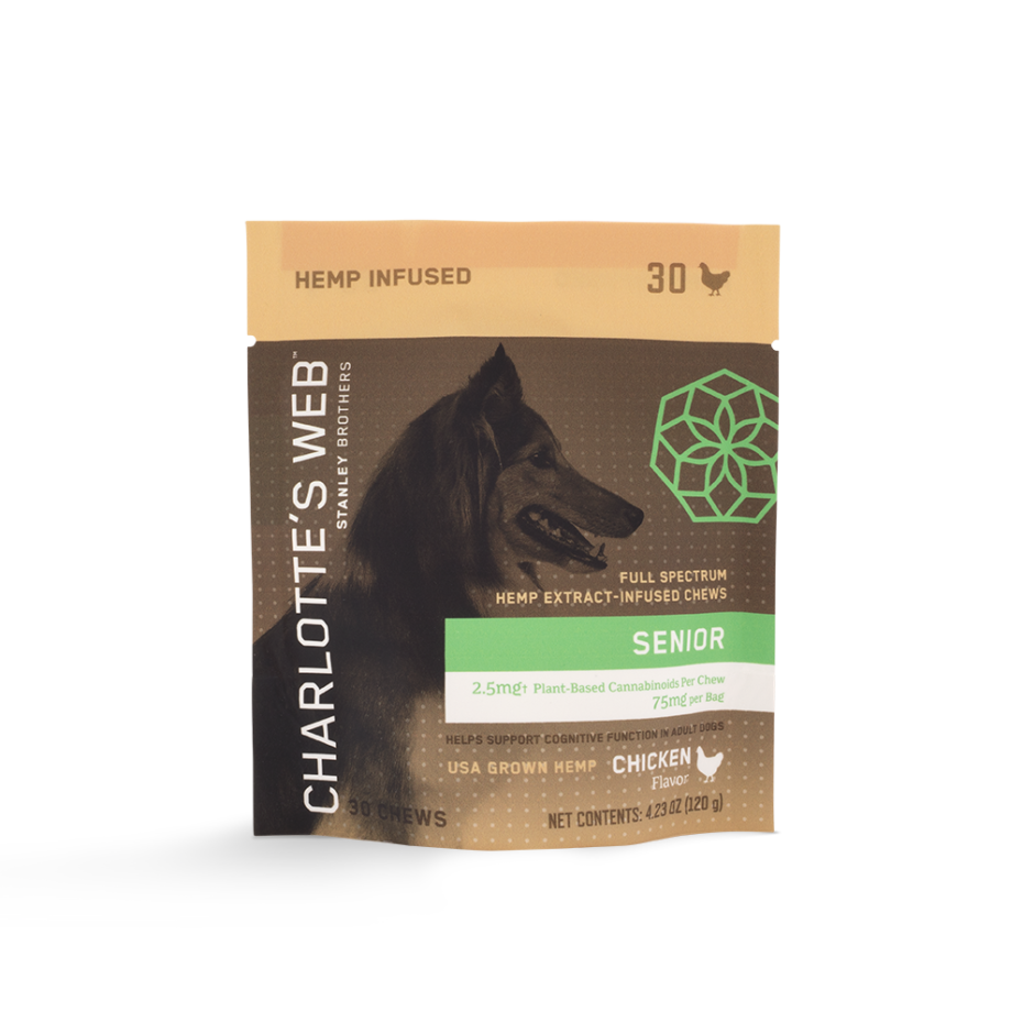 Charlotte&#39;s Web Dog Chews, Senior 30ct