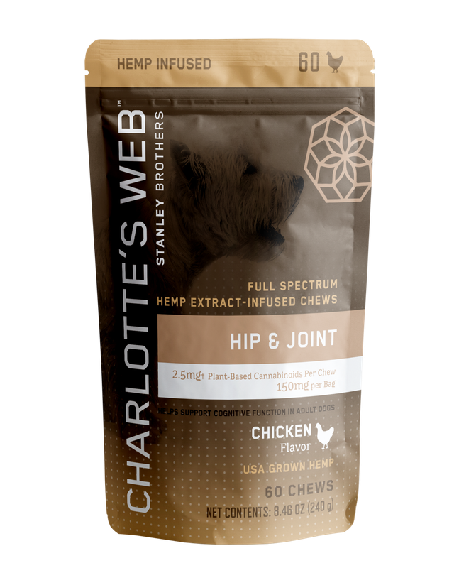 Charlotte&#39;s Web Dog Chews, Hip &amp; Joint, 60ct