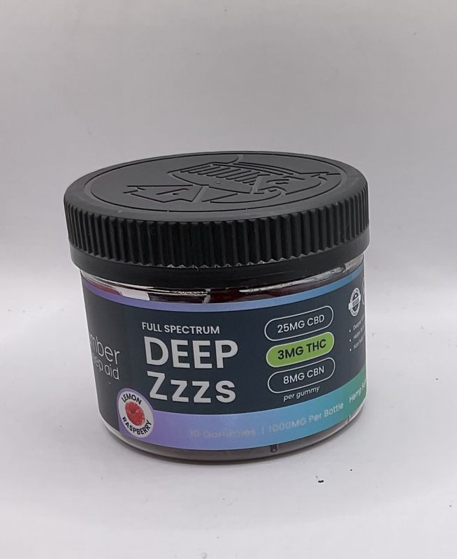 Slumber, Gummies, Deep Zzz&#39;s, CBD/CBN/THC, 30ct
