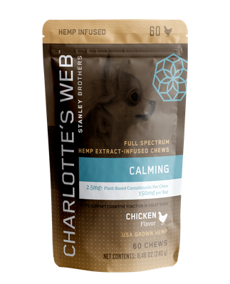 Charlotte&#39;s Web Dog Chews, Calming, 60ct