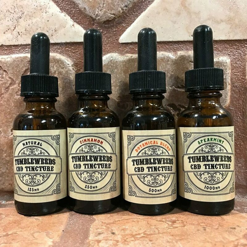 Tumbleweeds Tincture, Spearmint, 1000mg