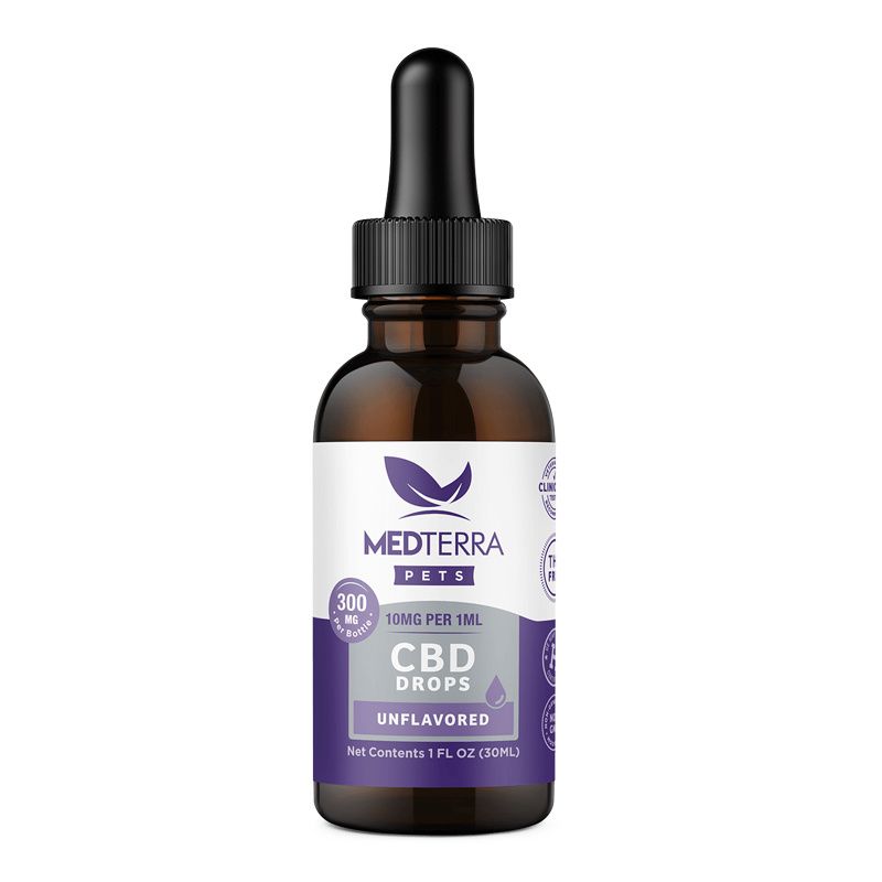 Medterra Pets, Tincture, Natural, 300mg