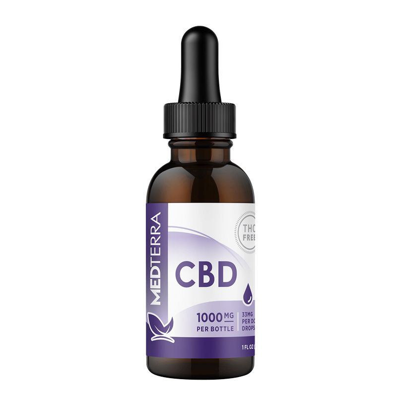 Medterra, Tincture, CBD,  Isolate,1000mg