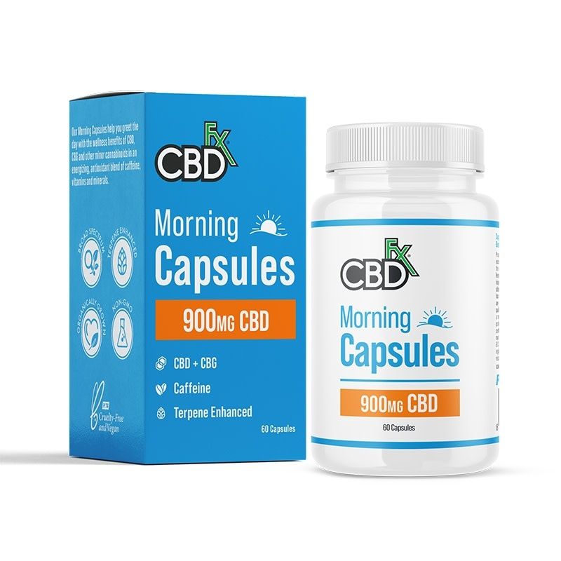 CBDFx, Capsules, Morning, CBD/CBG