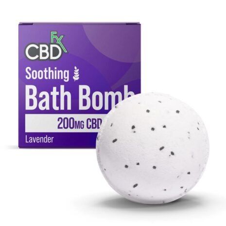 CBDFx, Bath Bomb, Soothing Lavender 200mg
