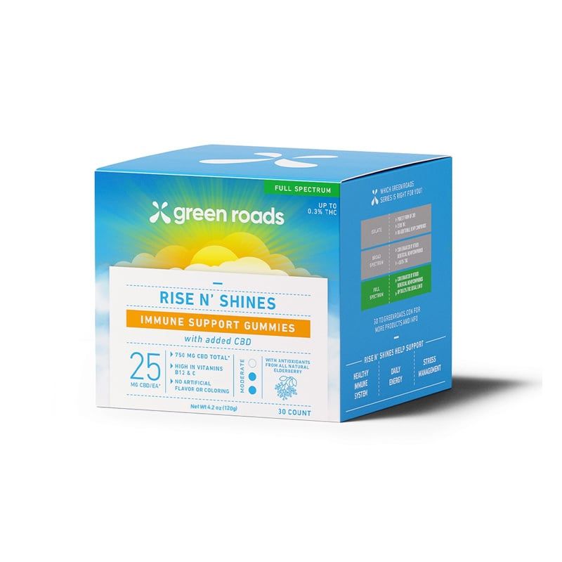 Green Roads, Gummies, Rise and Shine 25mg, 30ct