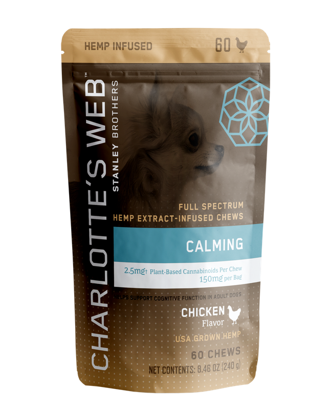 Charlotte's Web Dog Chews, Calming, 60ct