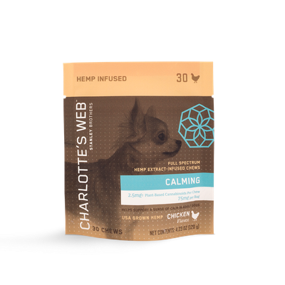 Charlotte's Web Dog Chews, Calming, 30ct