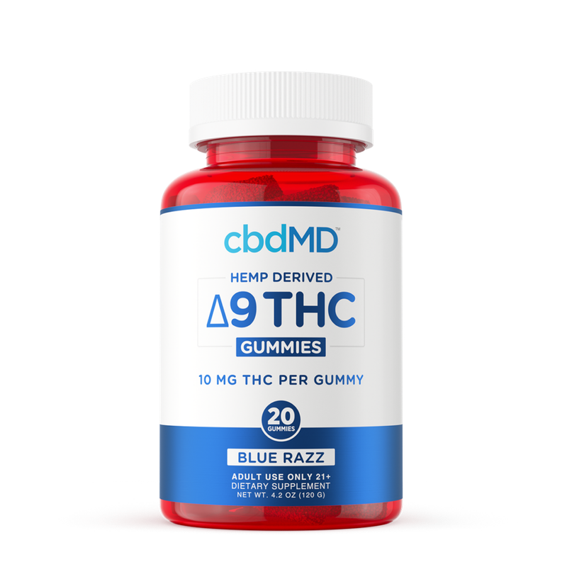 cbdMD, Gummies, Blue Raspberry D9,  10mg