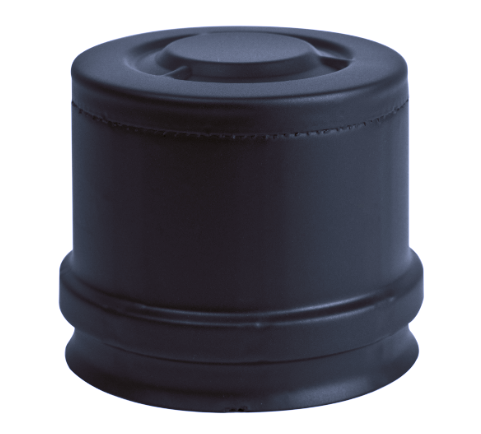 Inox T-stuk 90 graden + dop