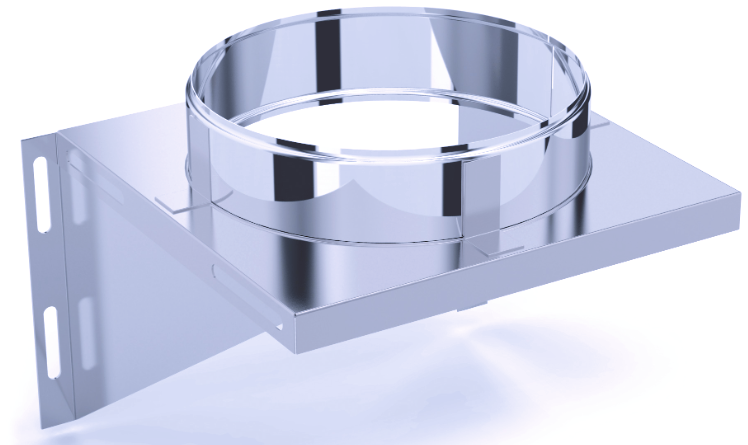 Muurondersteuning diameter 150mm