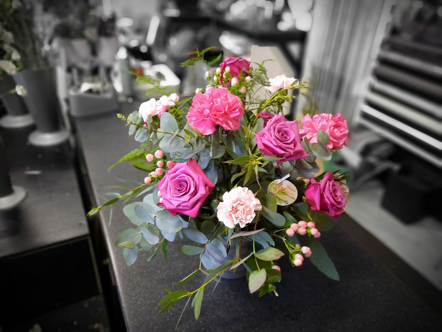 Pink Happiness (In Vase)