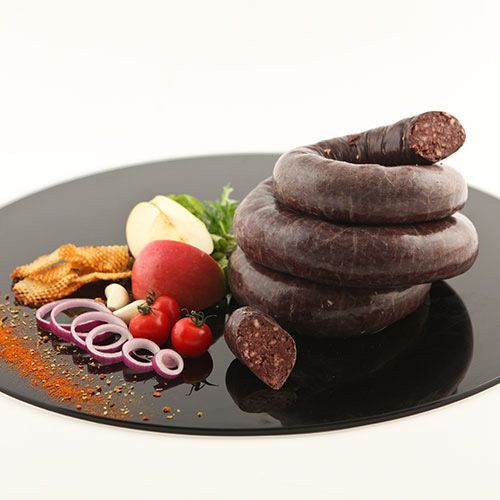 Boudin noir à la Solognote en brasse
