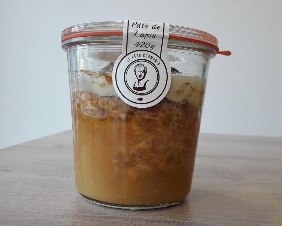 Pâté de Lapin campagnard au Montlouis