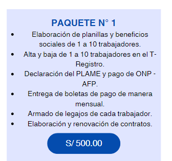 PAQUETE #1