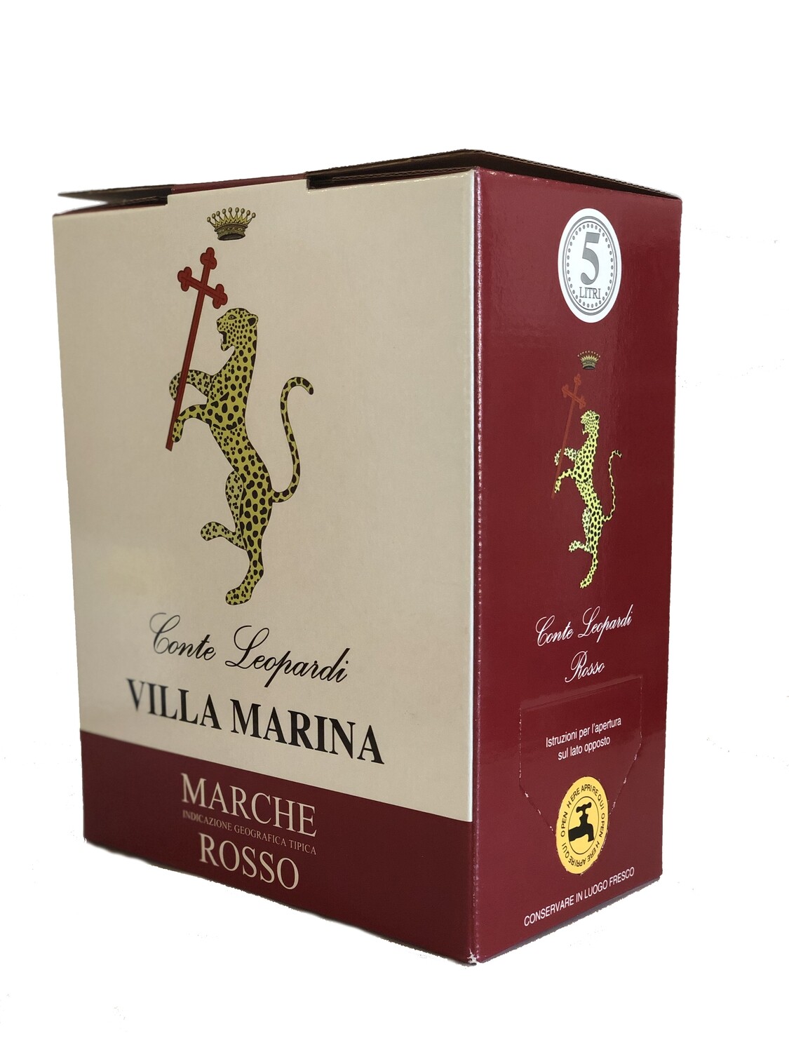 VILLA MARINA ROSSO
Marche IGT Rosso Bag in Box 5 Litri