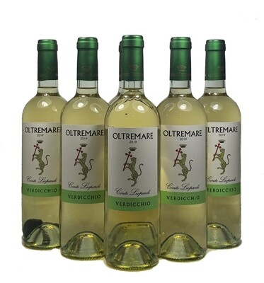 OLTREMARE Verdicchio dei Castelli di Jesi DOC 2019
Confezione da 5 bottiglie +1 (omaggio) OLTREMARE Verdicchio dei Castelli di Jesi DOC 2019
Confezione da 5 bottiglie +1 (omaggio)