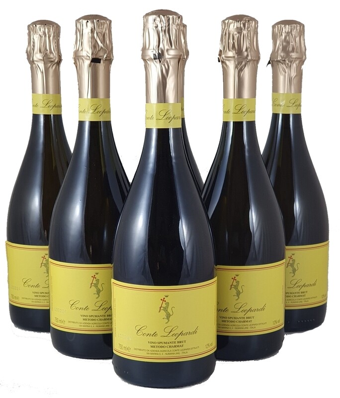 Spumante Brut Conte Leopardi
Confezione da 6 Bottiglie Spumante Brut Conte Leopardi
Confezione da 6 Bottiglie